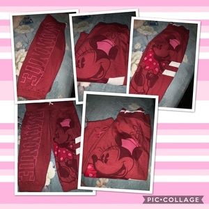 Minnie Mouse sweats Capri 🦃🦃
